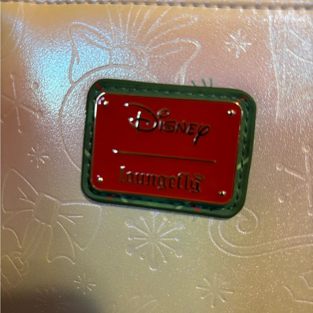 Loungefly Disney Stitch and Scrump Holiday Pin Trading Crossbody Tote Bag - Picture 12 of 15